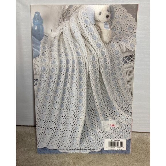 Lil Sweetheart Baby Afghans Crochet Pattern Book Leisure Arts 2002 - Picture 2 of 5